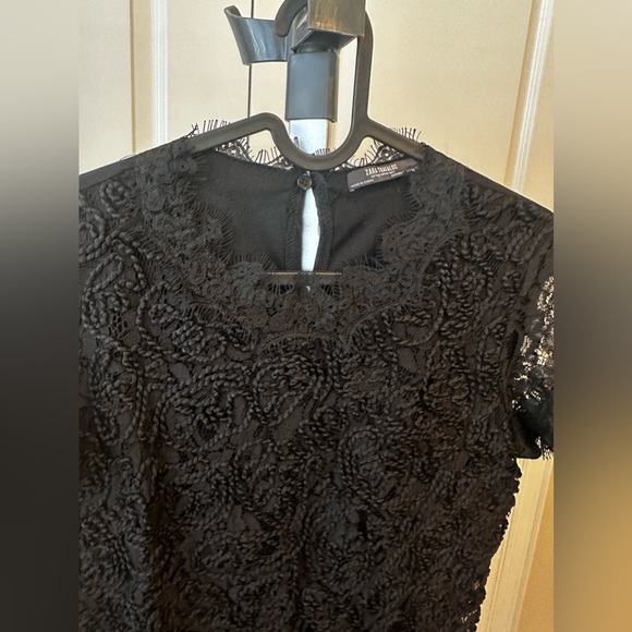 Zara black lace dress - Picture 5 of 8